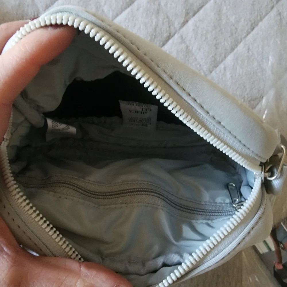 Vooray Sidekick Gray Moto Crossbody Bag‎